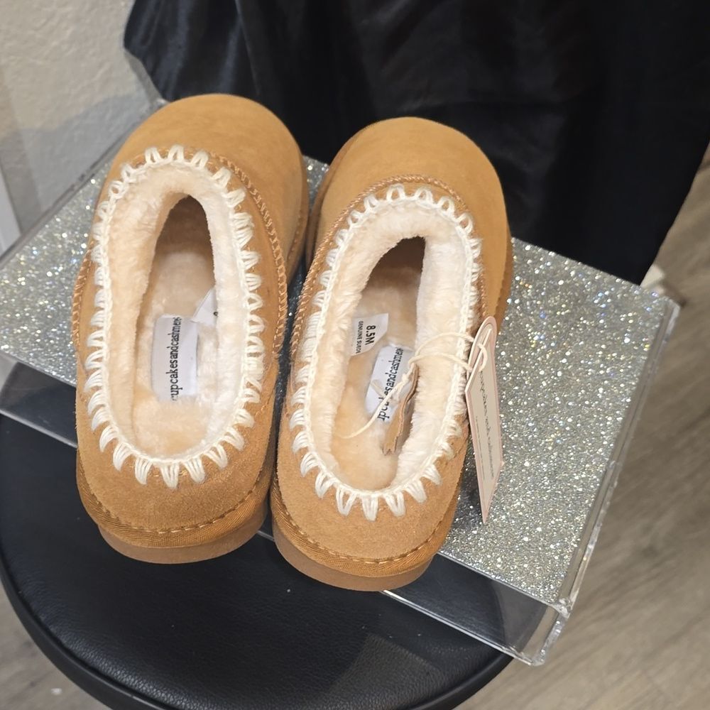 Cupcakes &‎ Cashmere Suede Mule Slippers - Picture 12 of 12